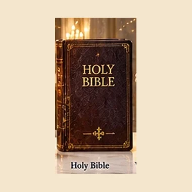 Leather-bound Holy Bible